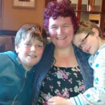 Survivor Claire Throssell with her two sons