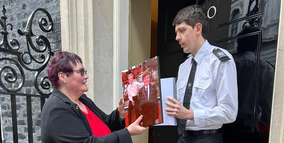 Claire Throssell at Downing Street