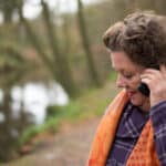 Woman on mobile phone