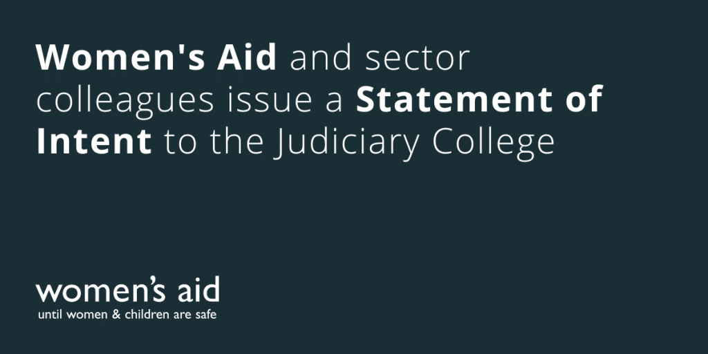 Women's Aid and sector colleagues issue a Statement of Intent to the Judiciary College