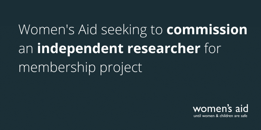 Women's Aid seeking to commission an independent researcher for membership project