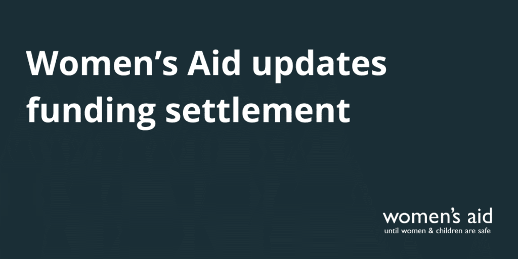 Women’s Aid updates funding settlement